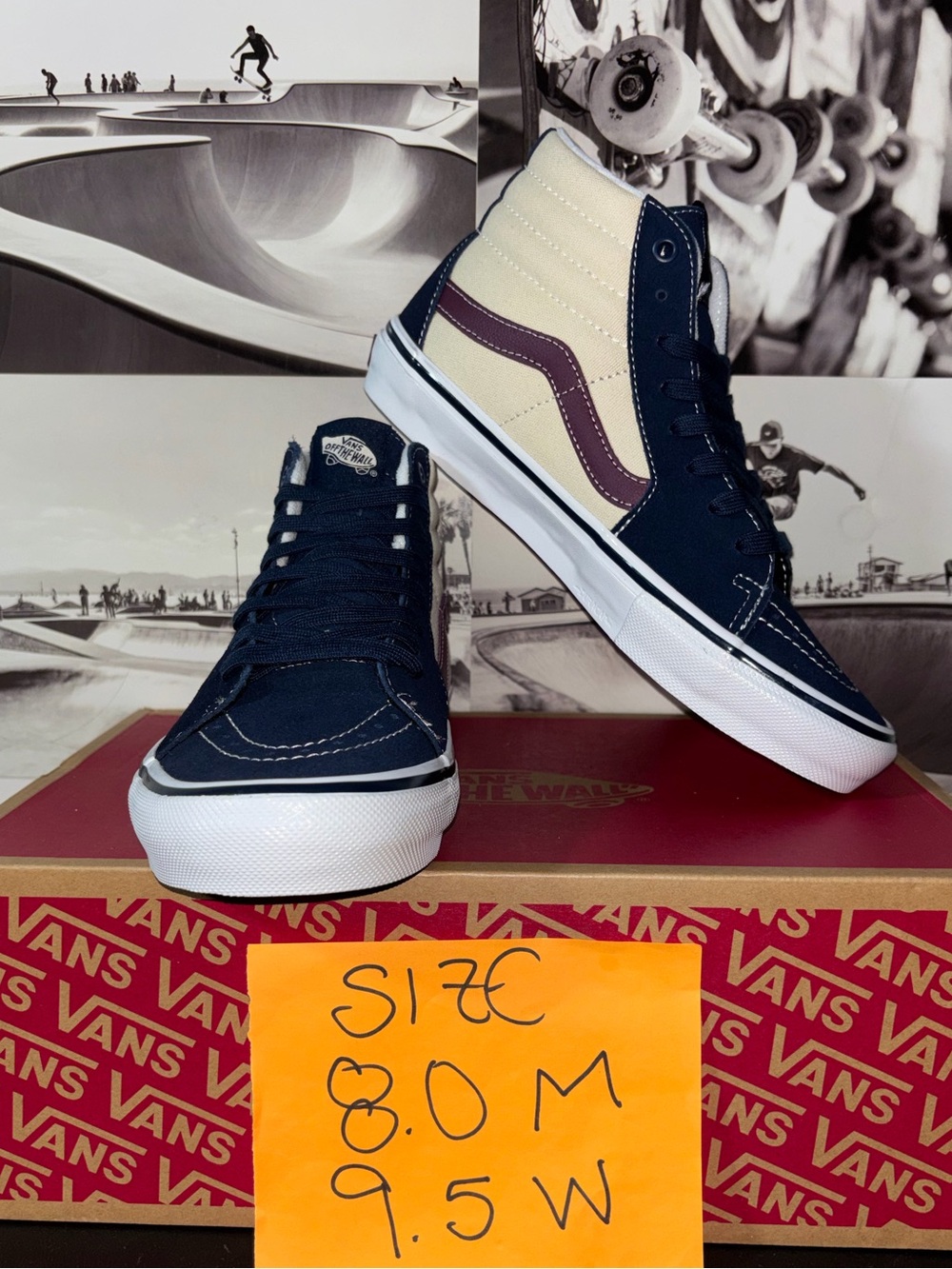 Vans Skate Sk8-Hi sz 8.0 Men’s 9.5 Woman